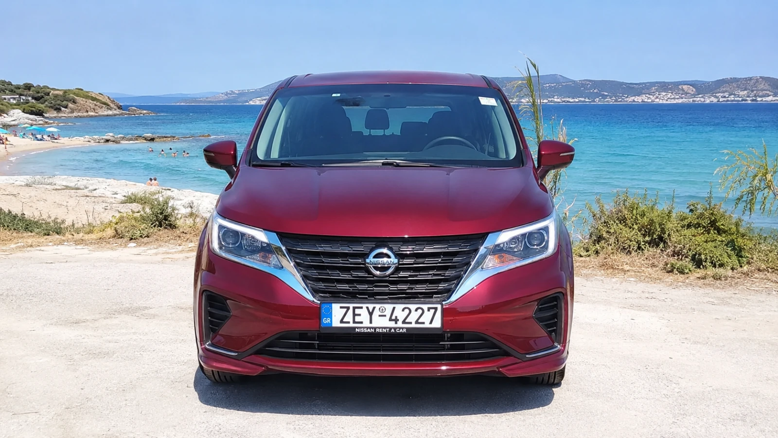 7-Sitzer Minivan-Miete für Familien auf Korfu - Nissan Quest Gruppenmiete